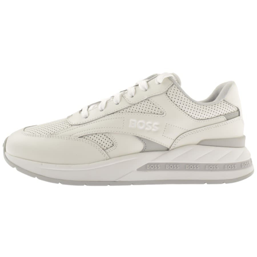 BOSS Kurt Runner Trainers White Mainline Menswear